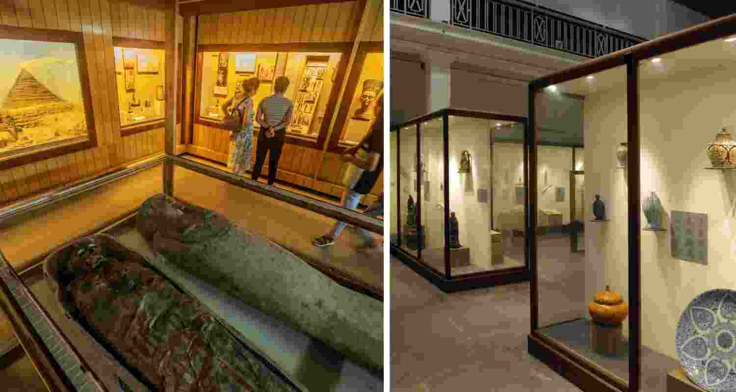 Glimpse of the Indian Museum, Kolkata. 