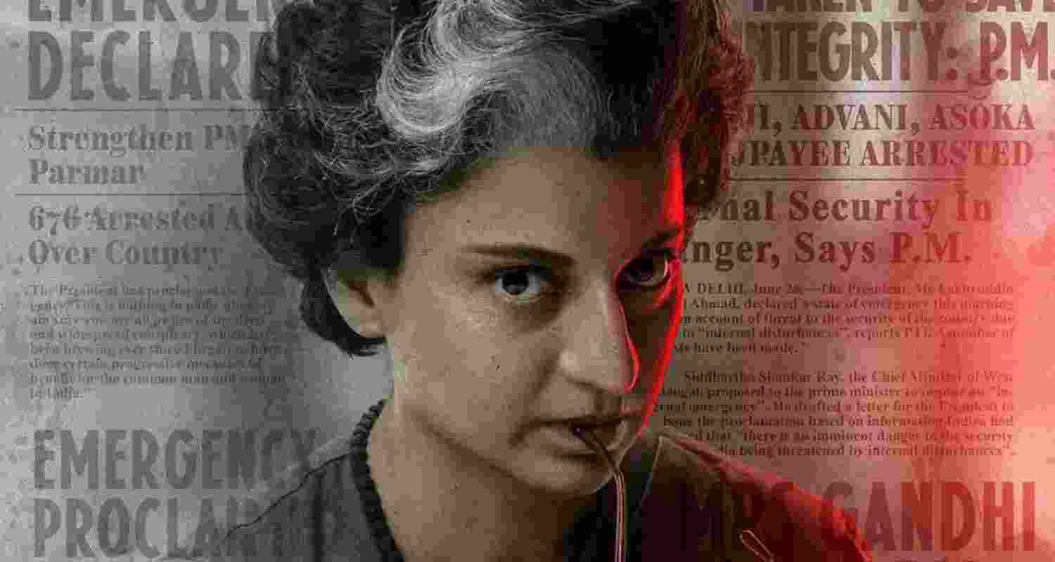 Kangana Ranaut as Indira Gandhi. 