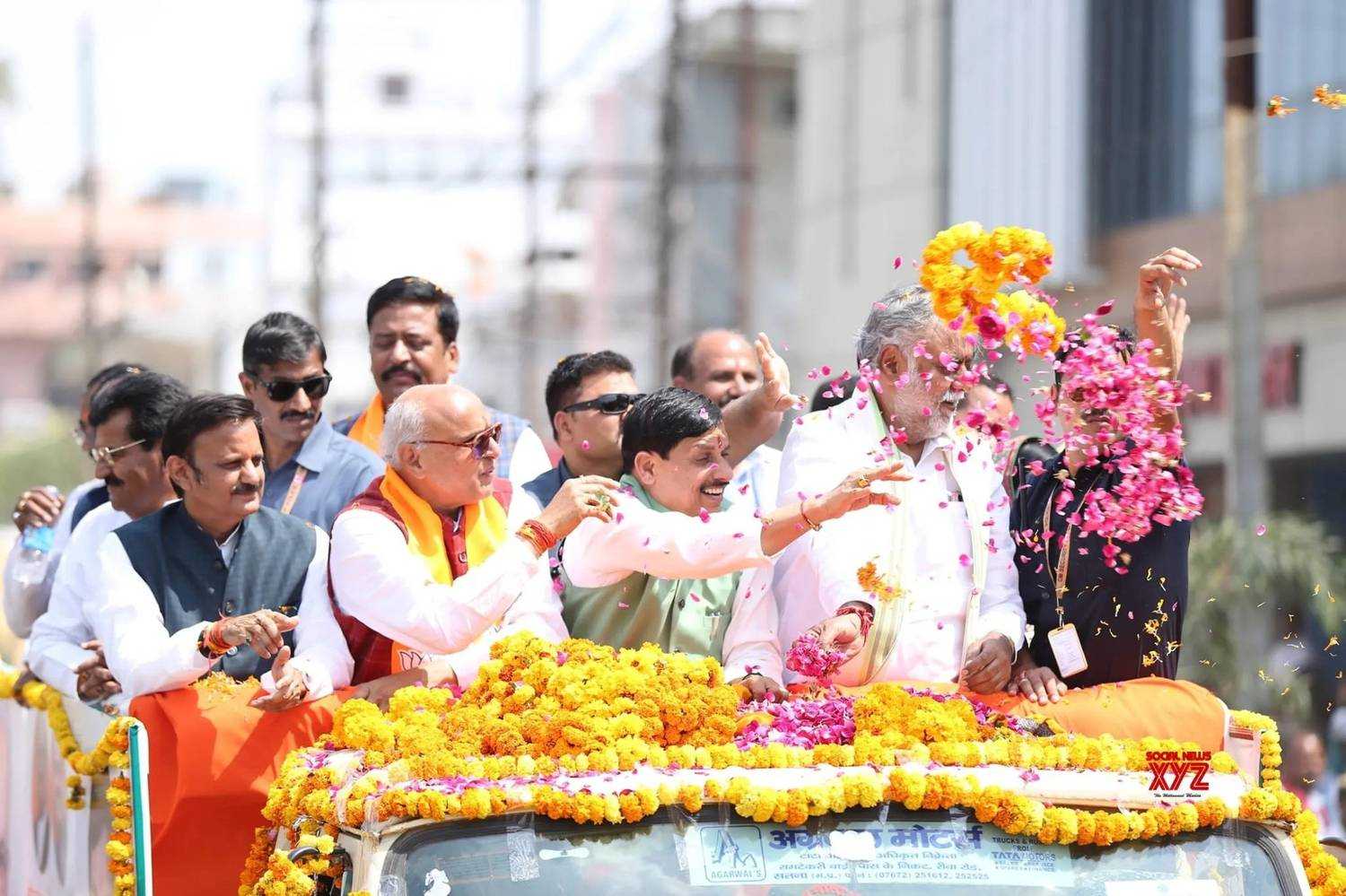 Rajesh Mishra, backed by CM and Dy CM, submits nomination for MP's Sidhi seat on BJP ticket