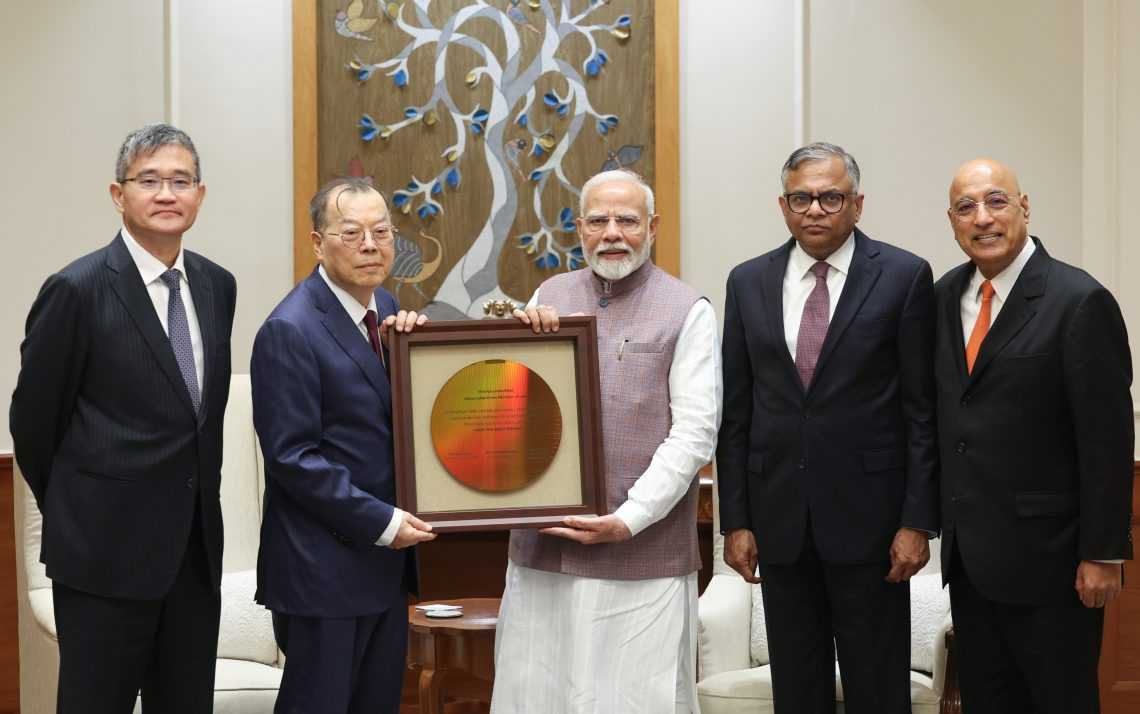 PM Modi meets Tata Sons, PSMC on ₹91,000 cr chip fab in Gujarat