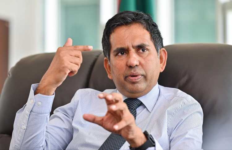 Maldives is in discussions with India and China to explore the possibility of making payments for imports in Maldivian Rufiyaa, announced Mohamed Saeed, the Minister for Economic Development and Trade to Maldives