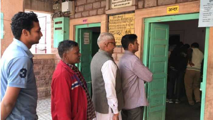 In the midst of the election fervour, a mishappening took place in Rajasthan. Chhaganlal, an 80-year- old man collapsed before he could exercise his right to vote.