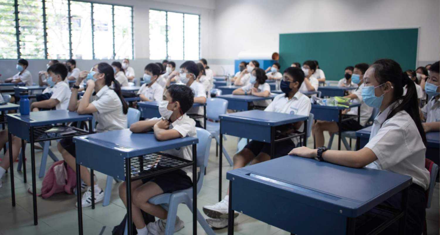 Image of students studying. 