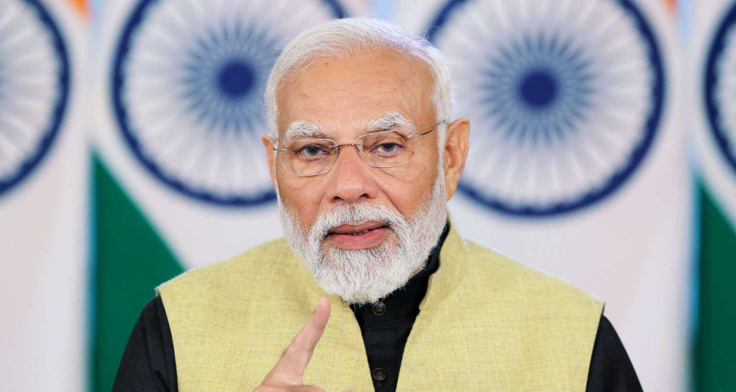 Prime Minister Narendra Modi during his remarks at the Ashwamedha Yagya organised by World Gayatri Pariwar. 