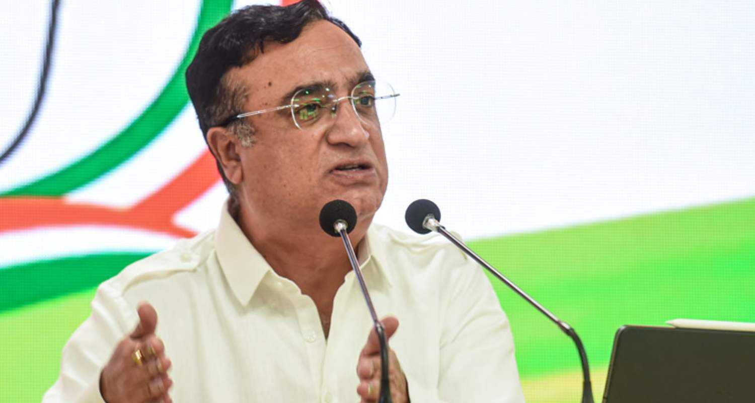 Treasurer Ajay Maken said the Income Tax department had frozen the Congress' main bank accounts