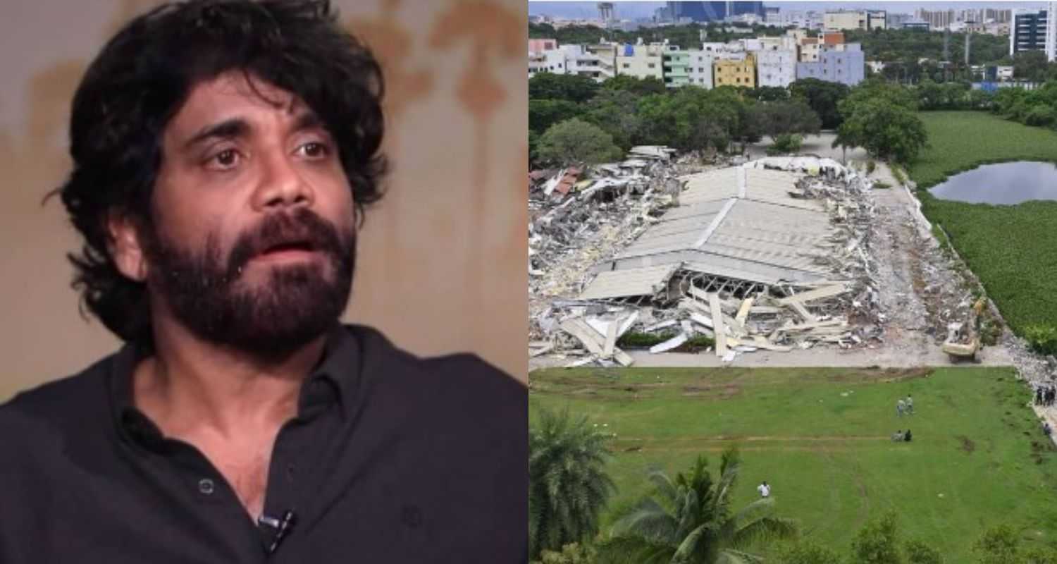 Authorities demolish actor Nagarjuna's N-Convention centre in Hyderabad
