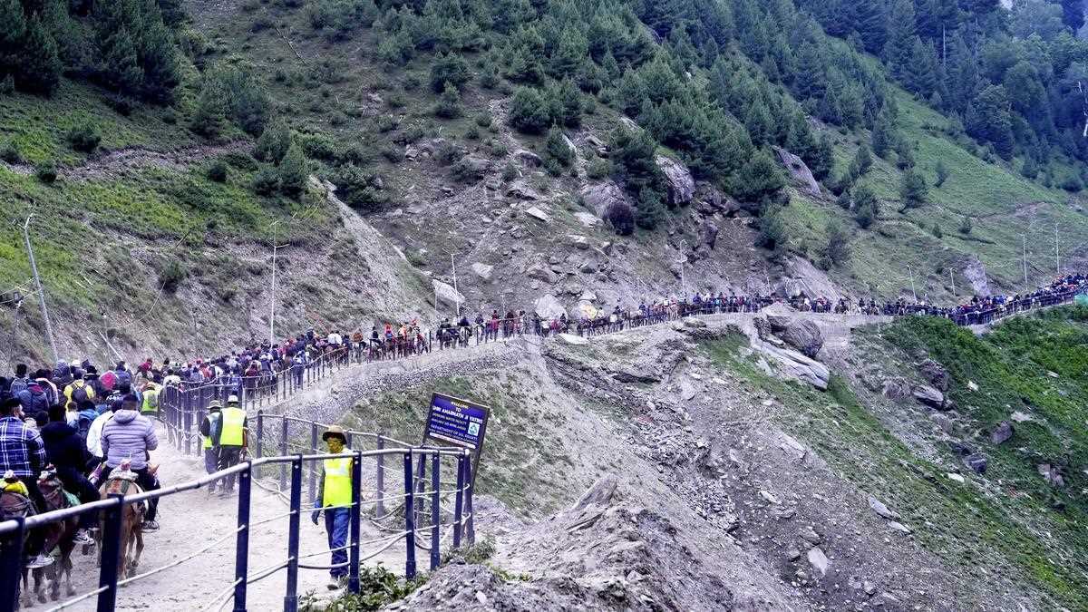 While pilgrims stranded at the Srinagar camp hoped for the resumption of the yatra on both the Baltal and  Pahalgam tracks, authorities have deemed travel on the designated routes unsafe