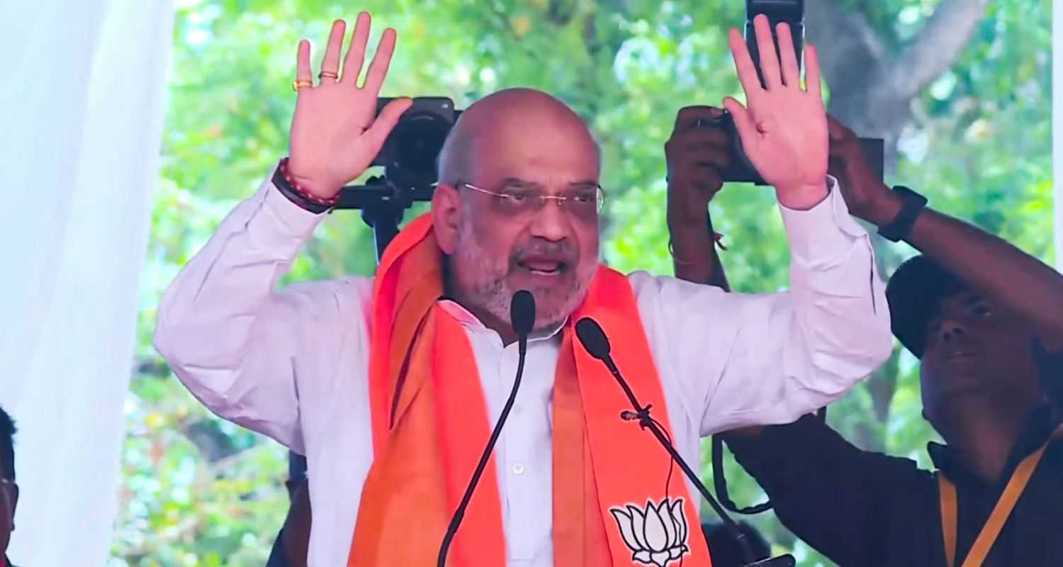 Amit Shah targets Congress on Rahul contesting from Raebareli.