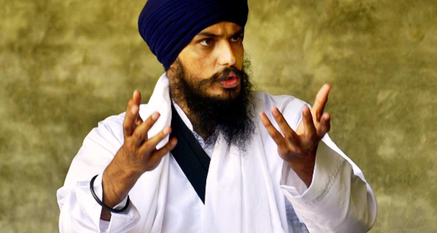 Pro-Khalistani leader Amritpal Singh. 