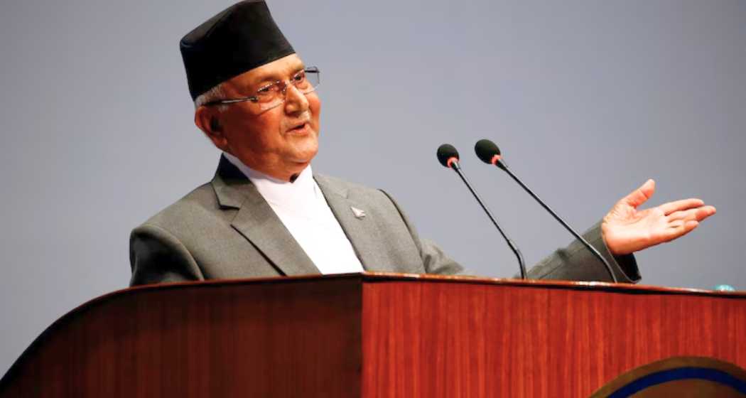 Nepal's Prime Minister K.P. Sharma Oli.