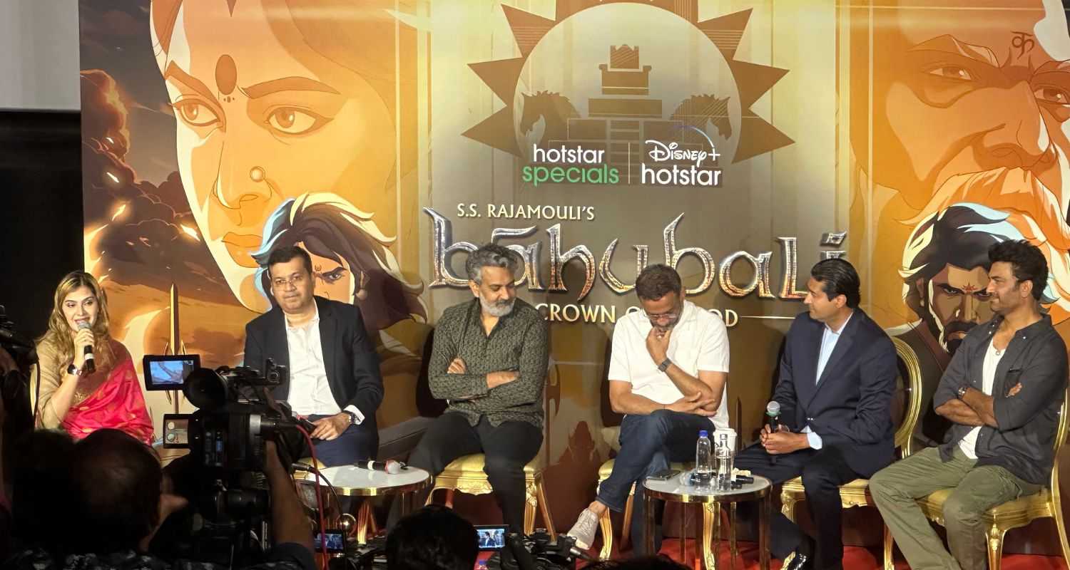 SS Rajamouli and release of Baahubali animation series.