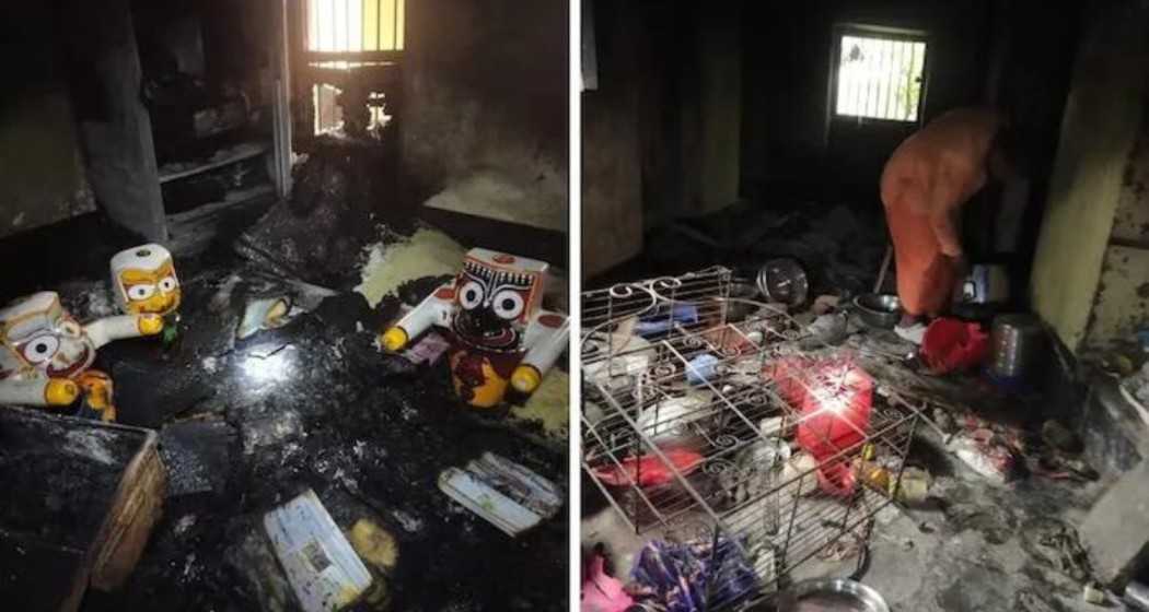 An ISKCON temple in Meherpur, located in Bangladesh's Khulna division, was set on fire on Tuesday.