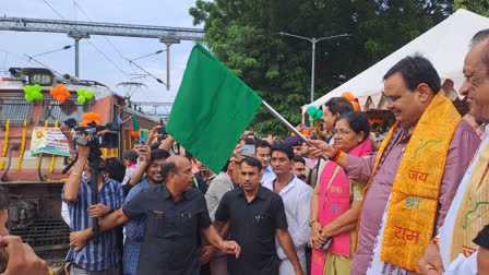 Raj CM launches first pilgrimage train service from Jaipur to Madurai, Rameswaram