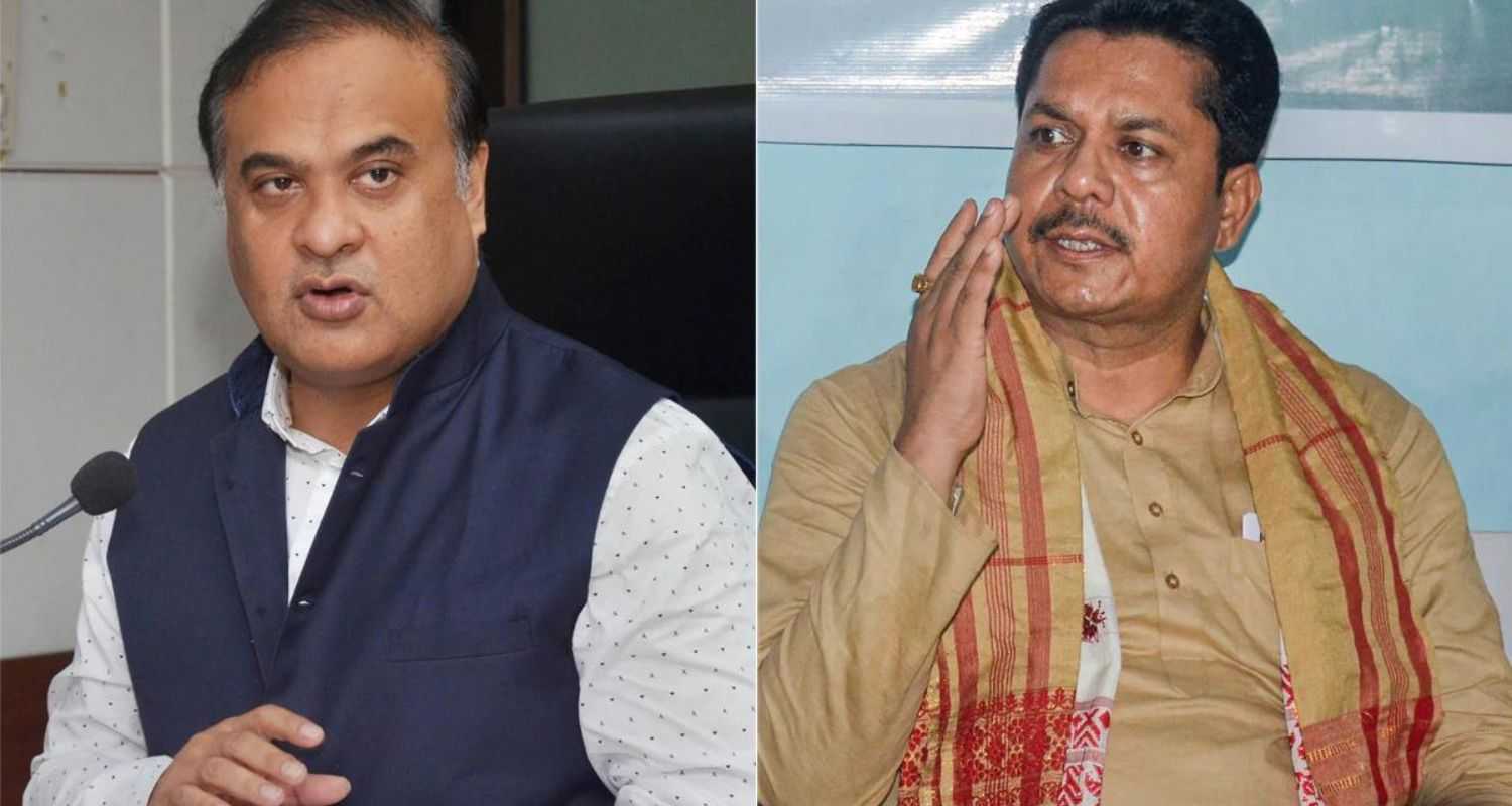 Assam Chief Minister Himanta Biswa Sarma, Assam Congress Chief Bhupen Borah