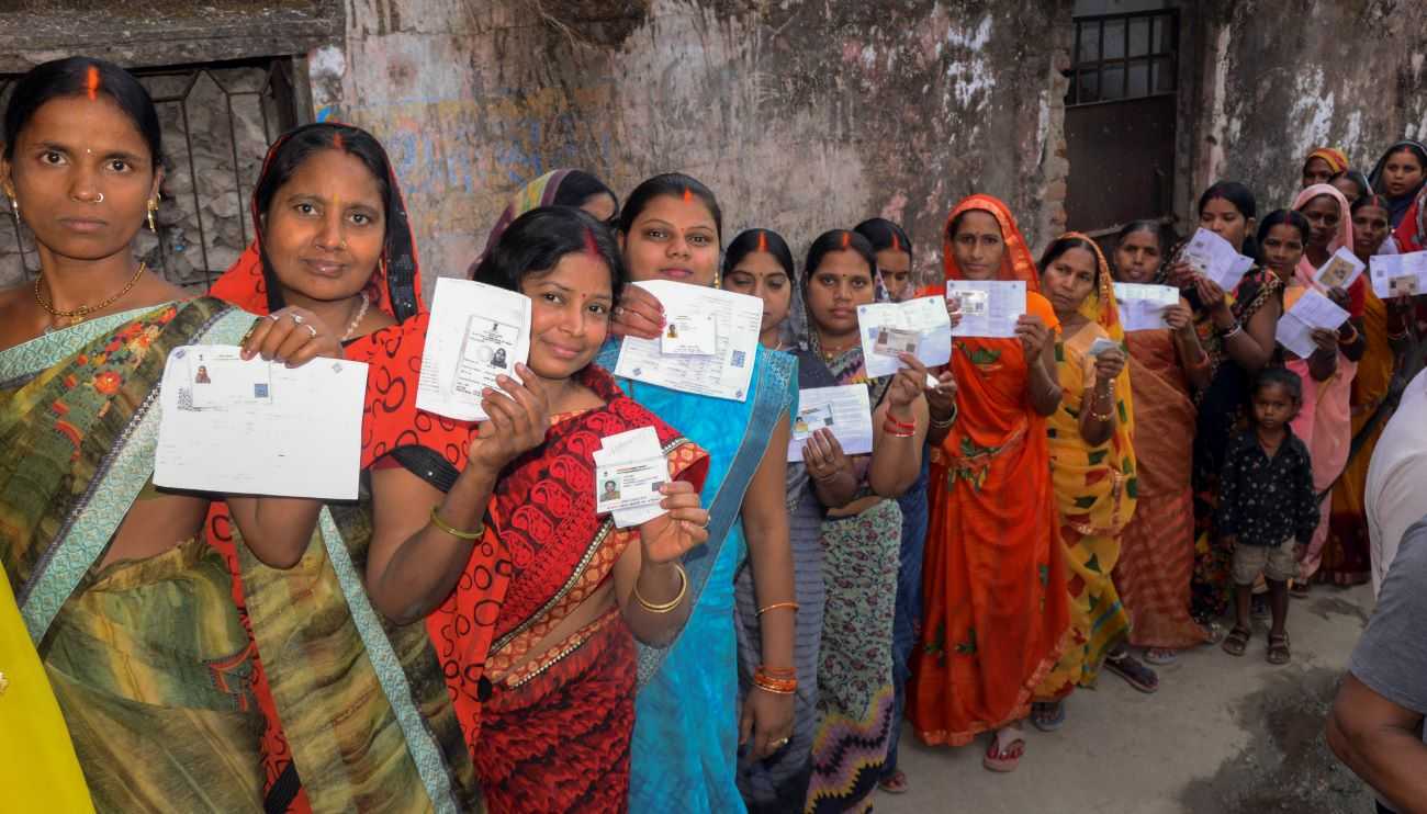 A break-up of votes in the region by 9 am showed over 9.30 per cent of voters exercising their franchise in Gaya Lok Sabha constituency, 9.12 per cent in Jamui, 6.01 in Aurangabad and 6.15 per cent in Nawada in the first two hours of voting.