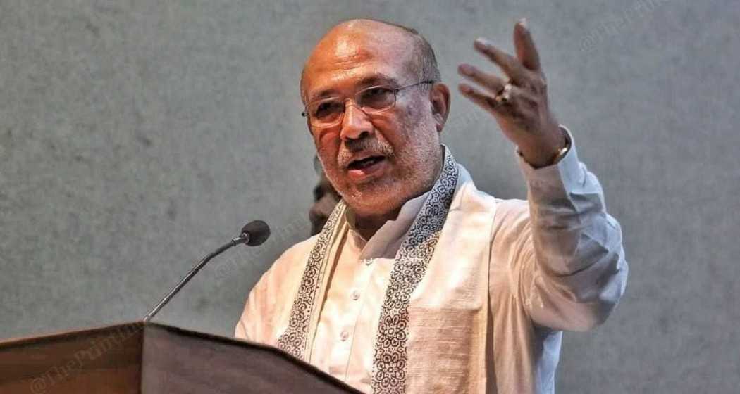 Manipur Chief Minister N Biren Singh. 