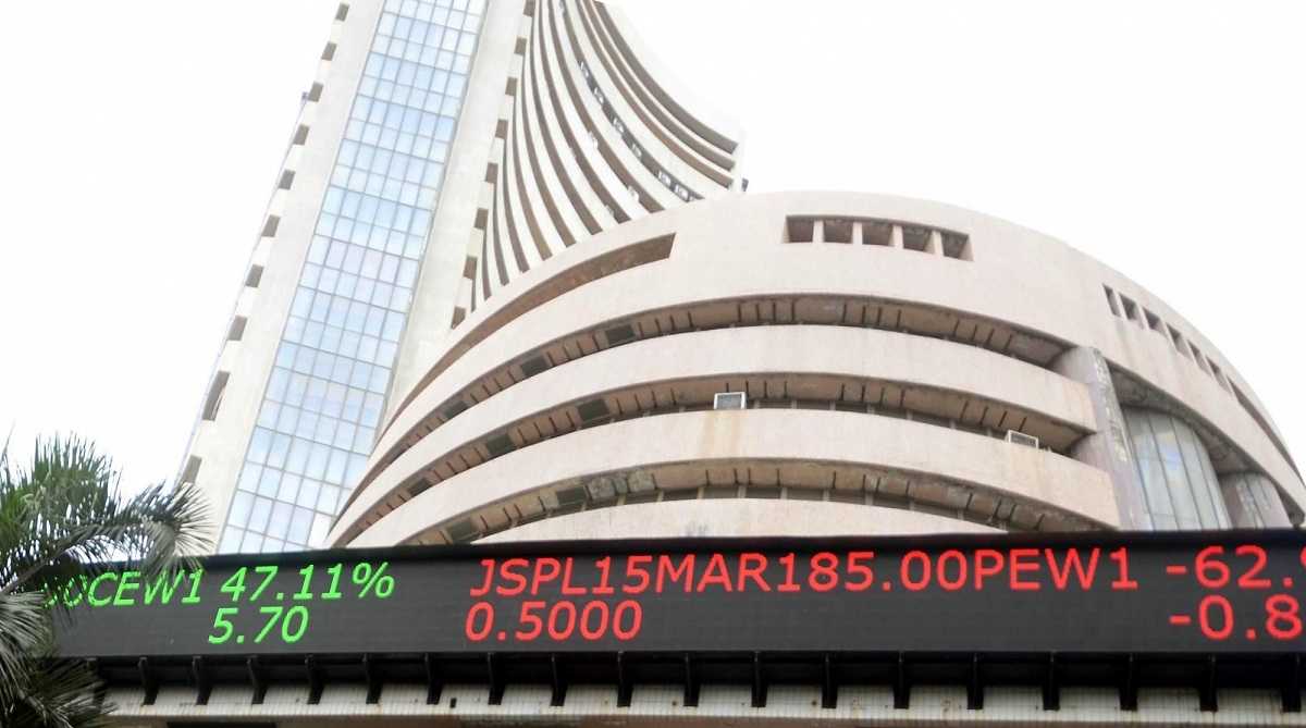 Benchmark equity indices Sensex and Nifty rebounded in early trade on Wednesday supported by buying in index majors Reliance Industries and Maruti.