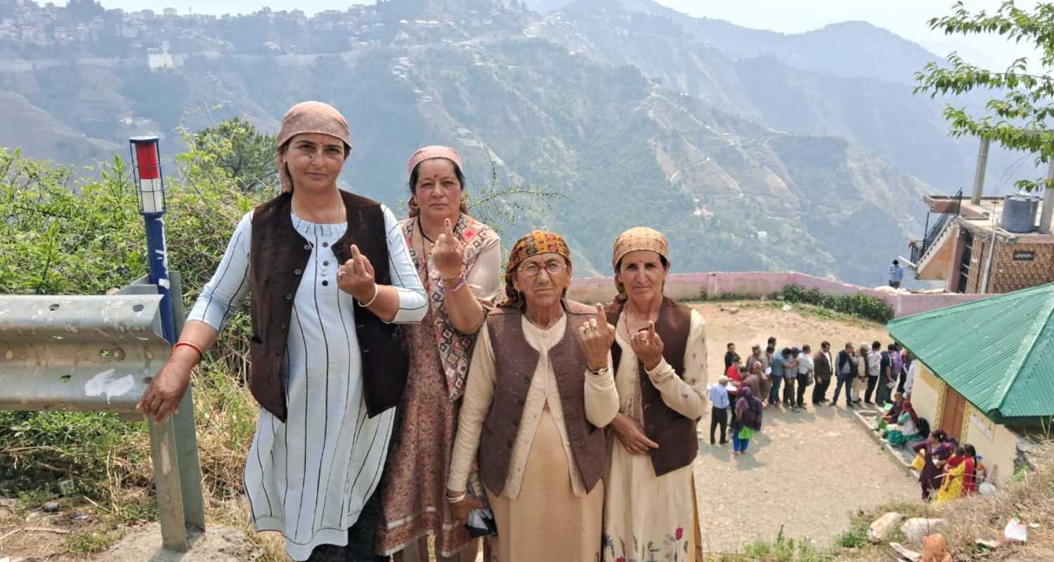 High voter turnout in Himachal Pradesh and Jalandhar West bypolls. 