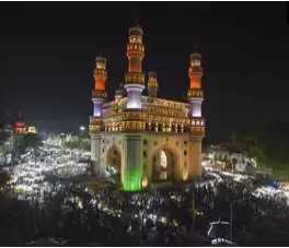 Charminar at Hyderabad.