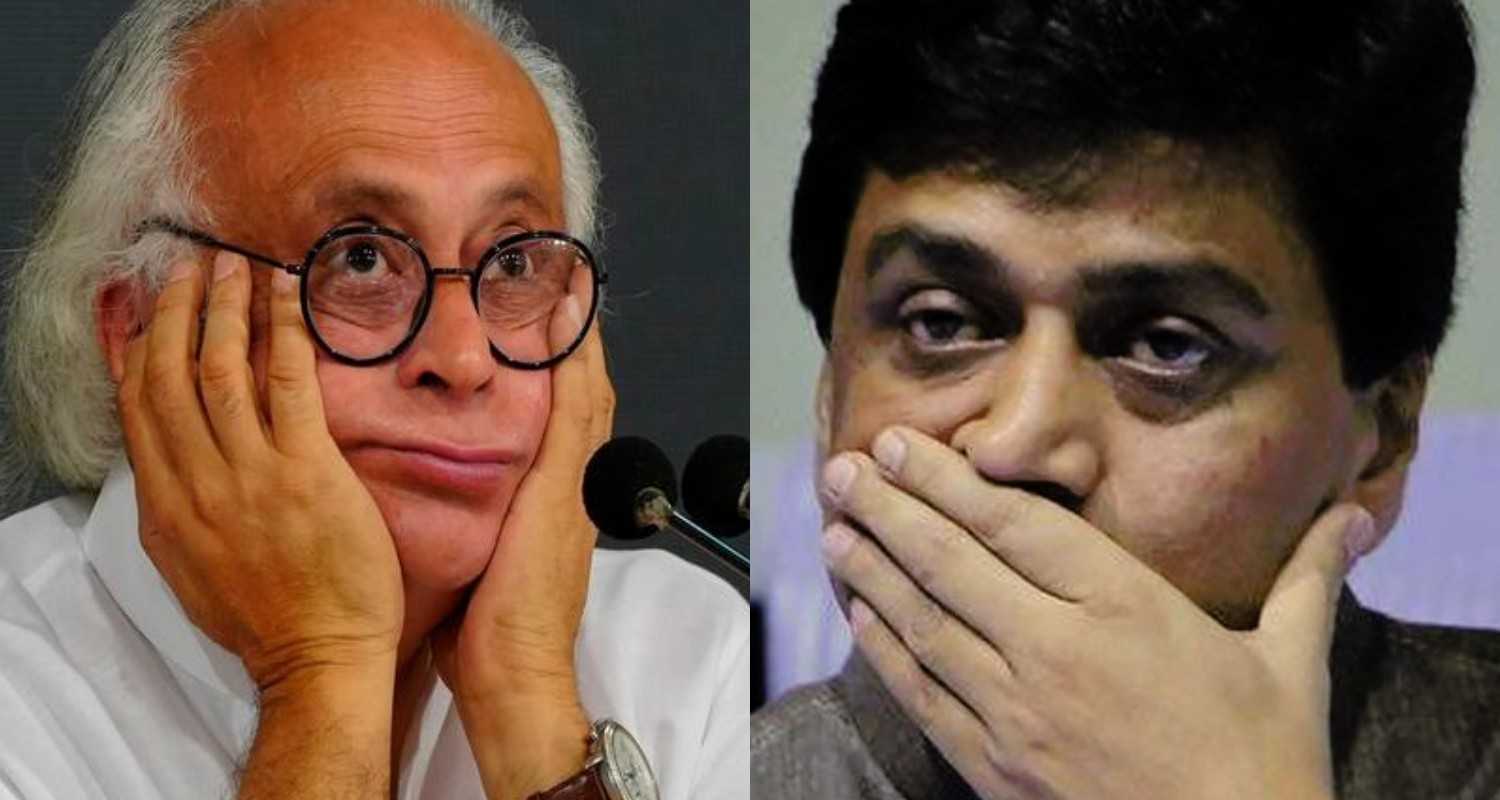 Congress general secretary in-charge communications Jairam Ramesh (left).  Former Maharashtra Chief Minister Ashok Chavan (right). File Photo.