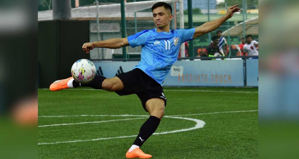 Indian football icon Sunil Chhetri. File photo.