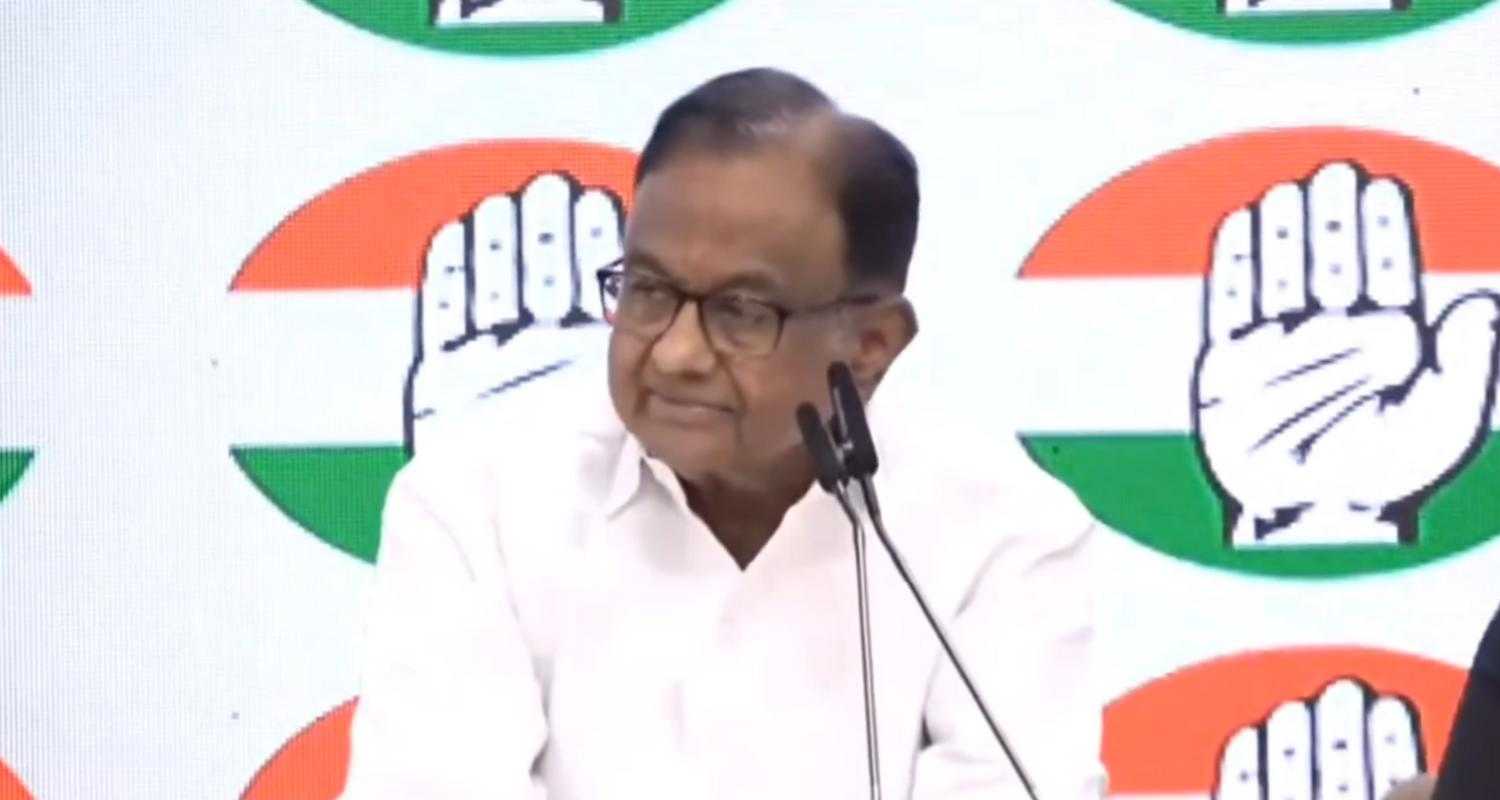 Former Finance Minister P Chidambaram.