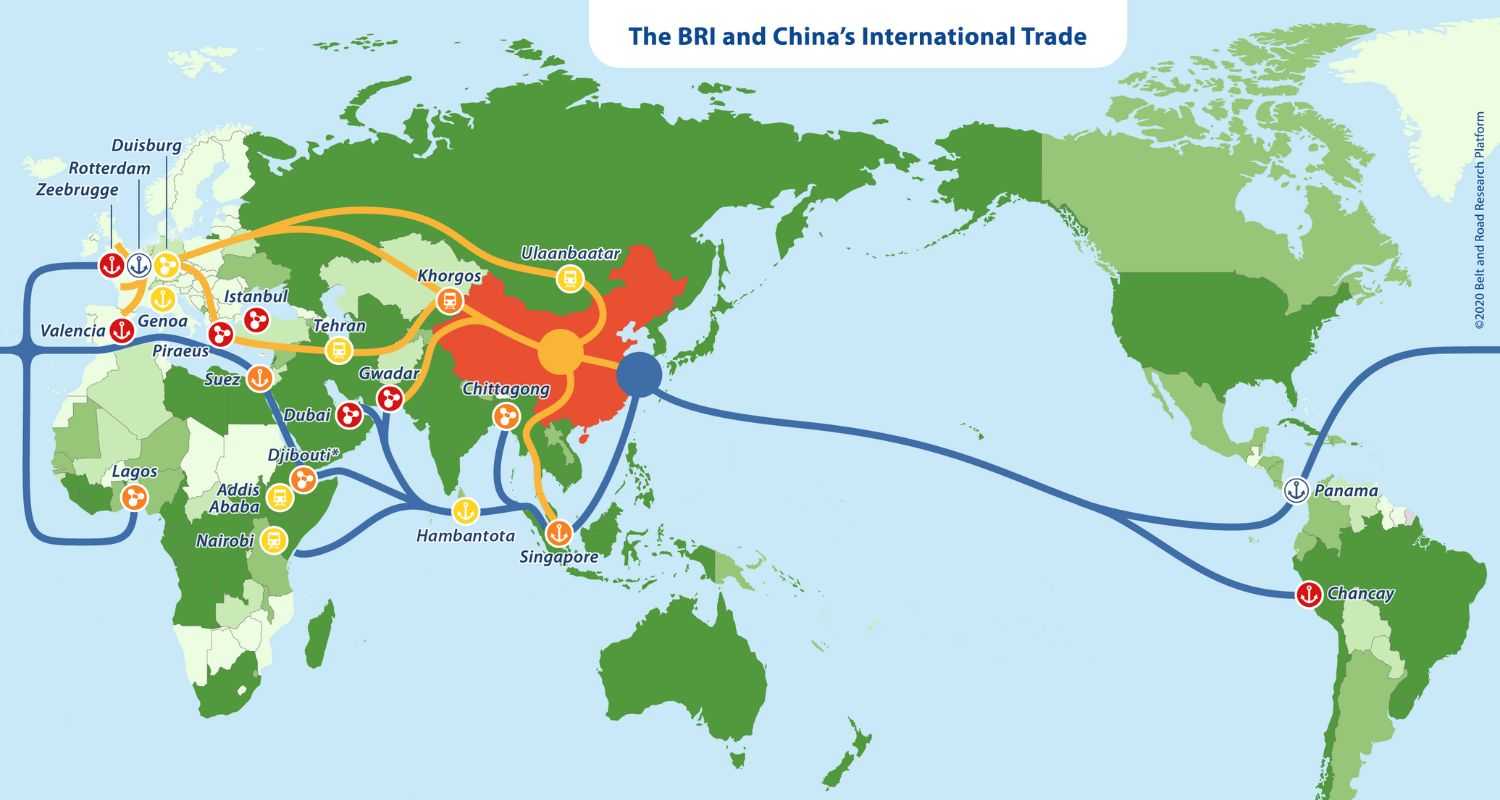 China's belt and road initiative. 