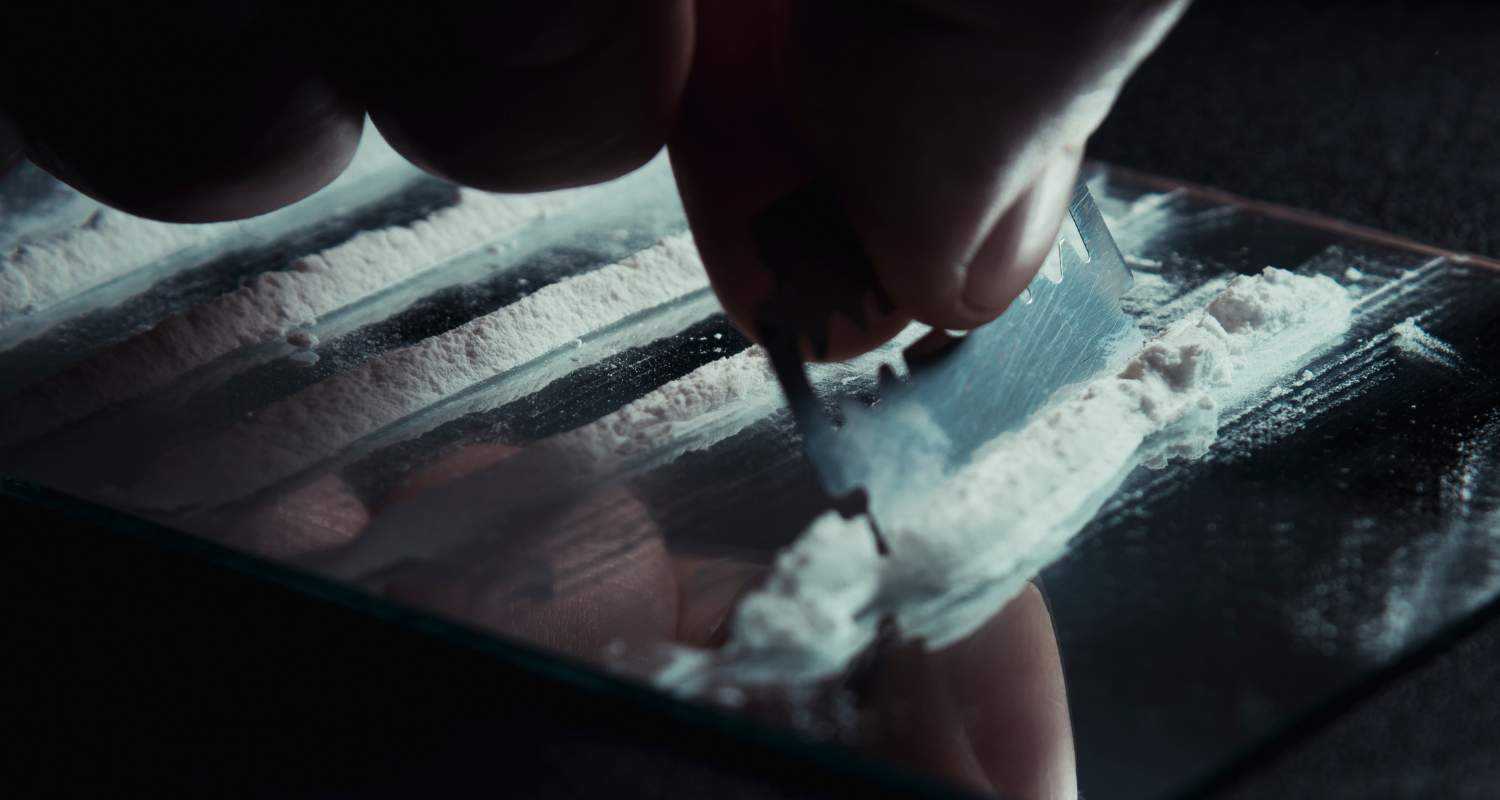 Representative Image of a table with Cocaine.