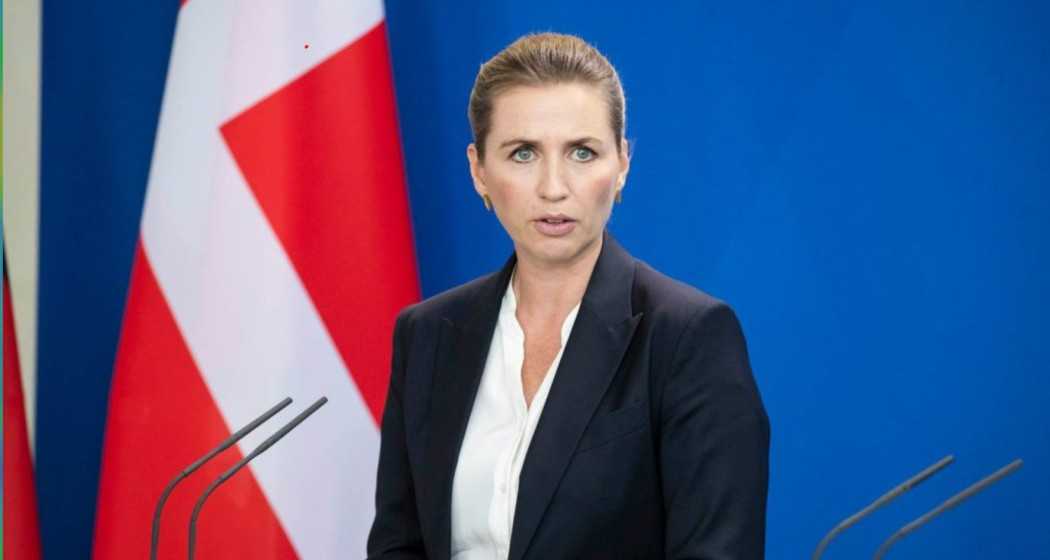 Danish Prime Minister Mette Frederiksen was attacked by a man in Copenhagen on Friday evening. File photo.