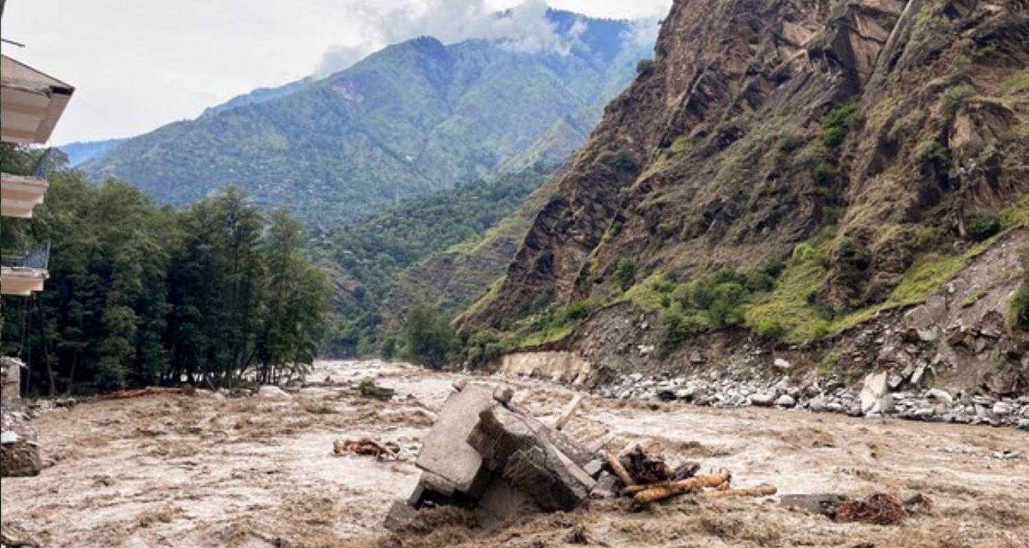 Floods in Kullu district. File photo.