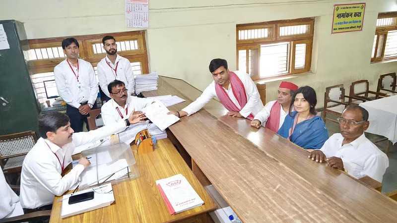 SP's Tej Pratap Yadav files nomination from Karhal