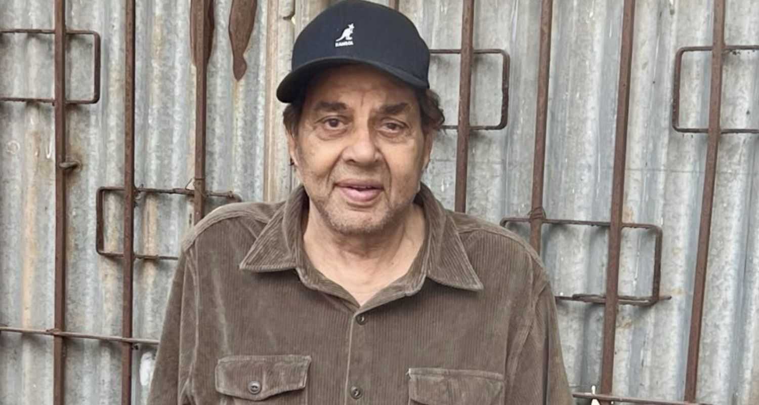 Veteran cinema superstar Dharmendra. 