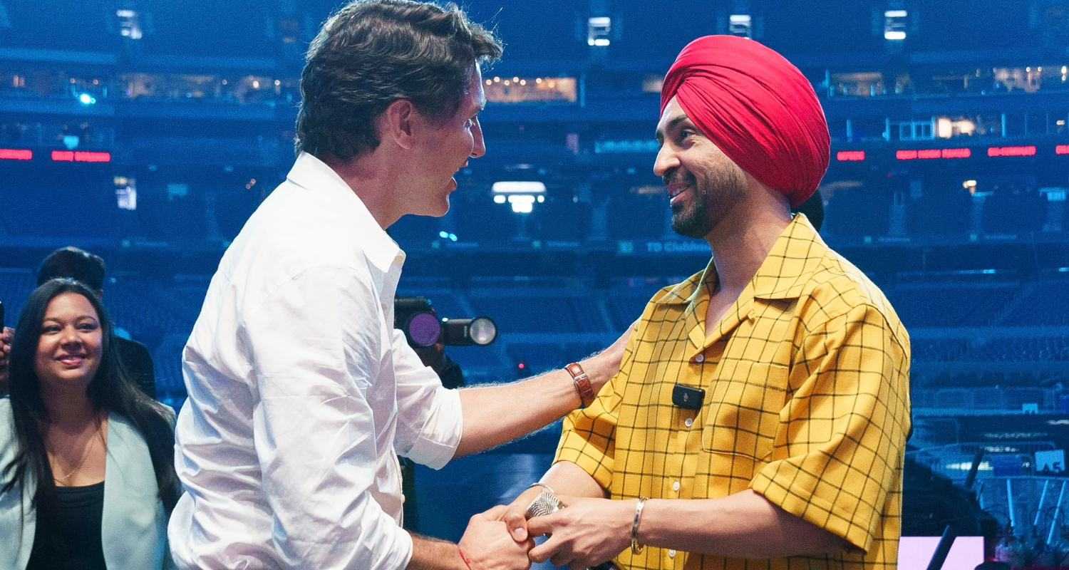 Justin Trudeau surprises Diljit Dosanjh at sold-out Canada concert