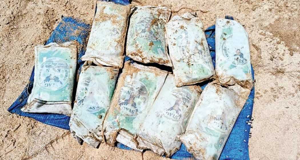 Police recently recovered 29 packets of charas and methamphetamine from the Kutch coast.