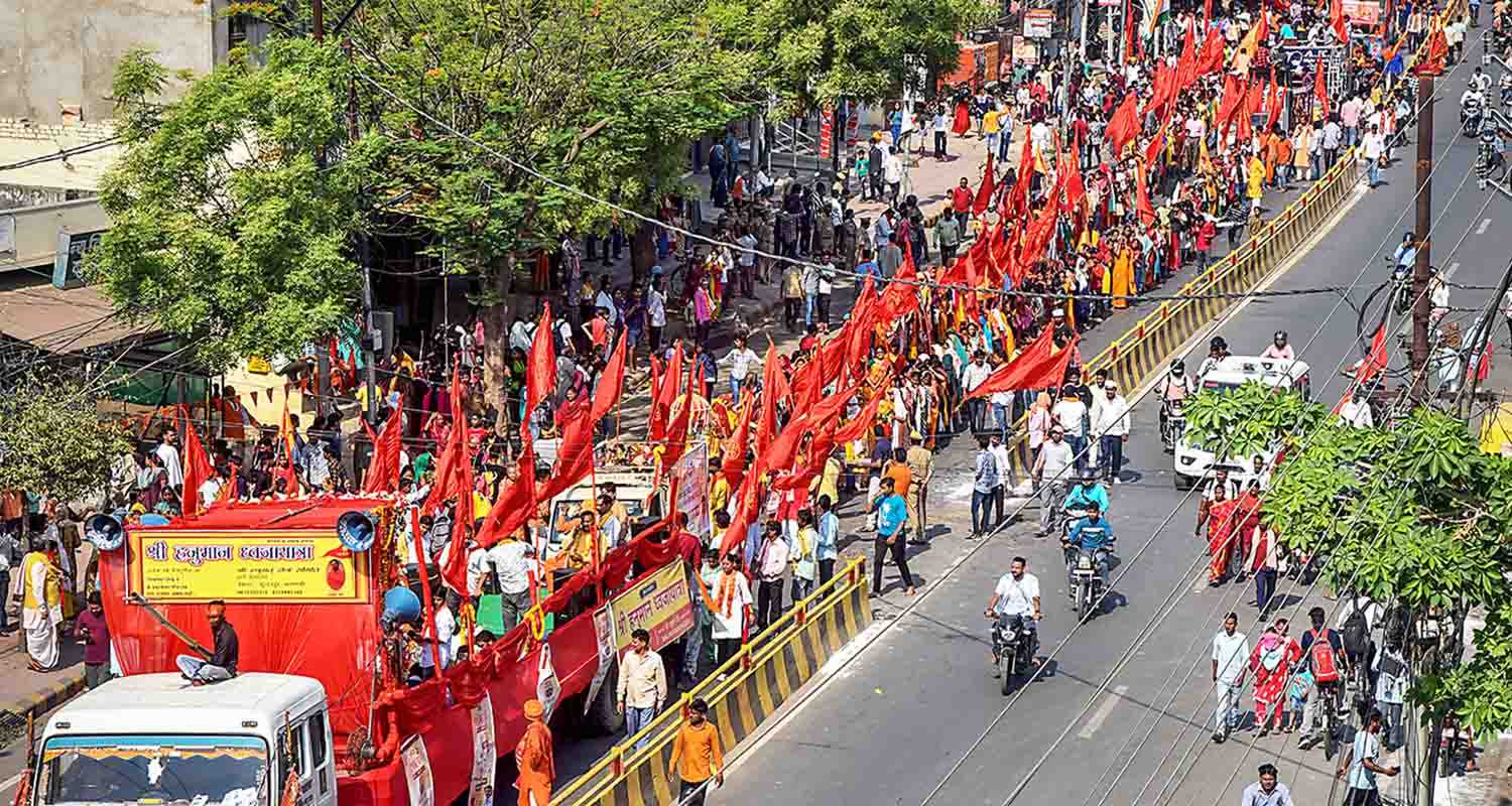 Hanuman Jayanti festival celebration at Varanasi