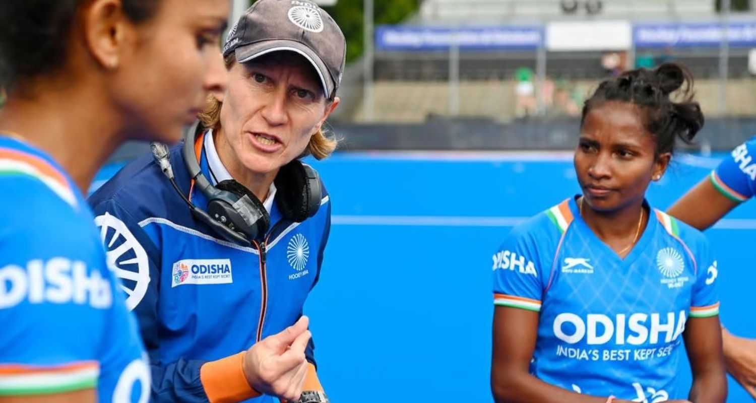 Indian women hockey team chief coach Janneke Schopman. 