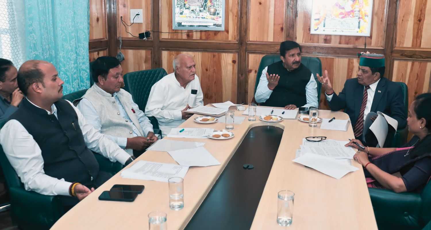 Himachal Pradesh deputy CM Mukesh Agnihotri chaired the first meeting of the Cabinet sub-commitee.