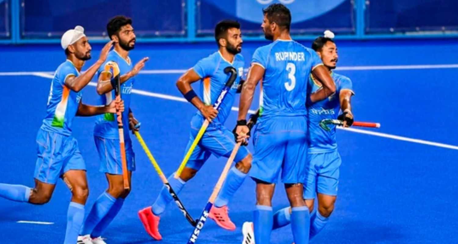 Indian hockey team. 