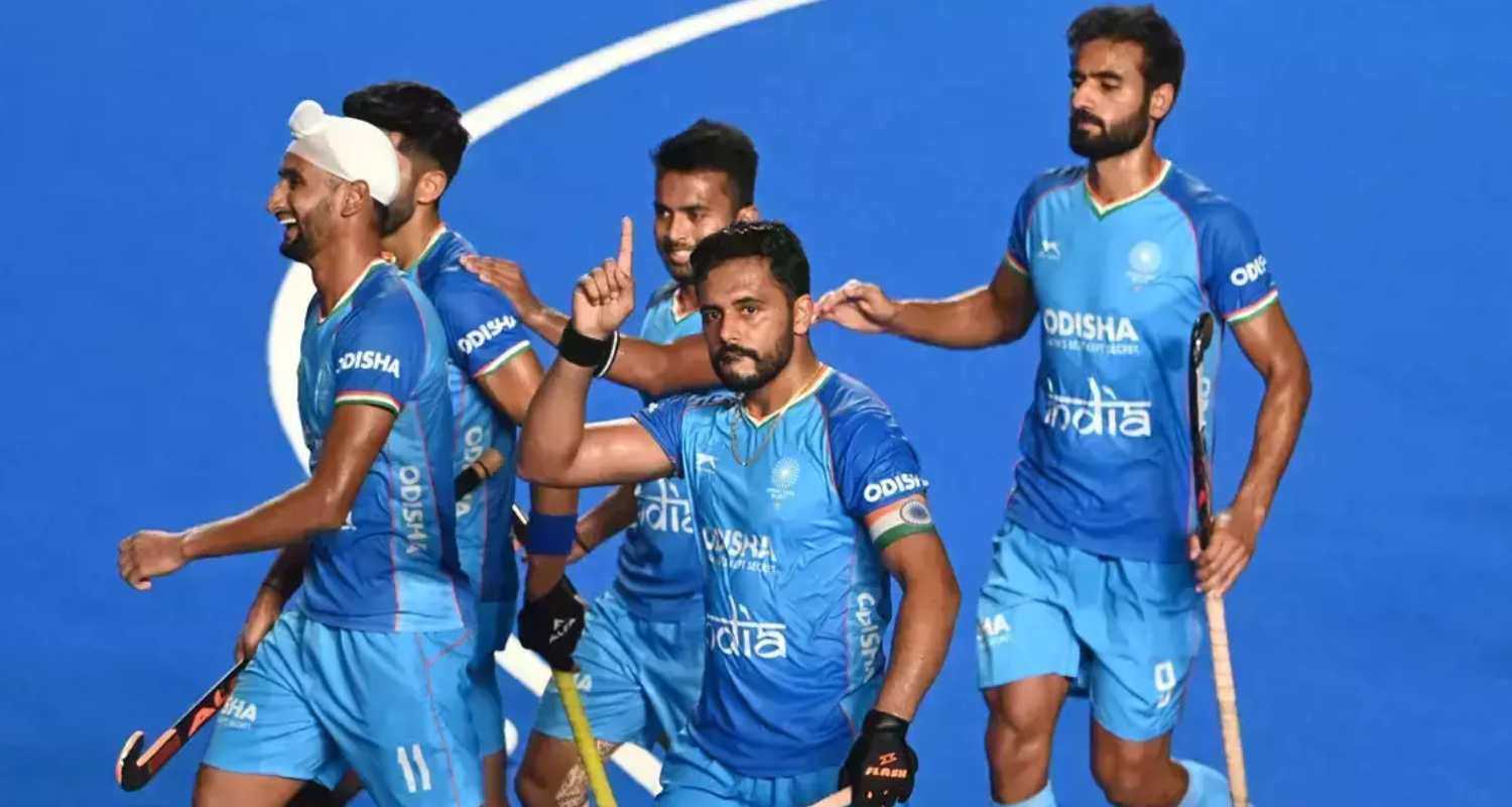 Indian men's hockey team. 