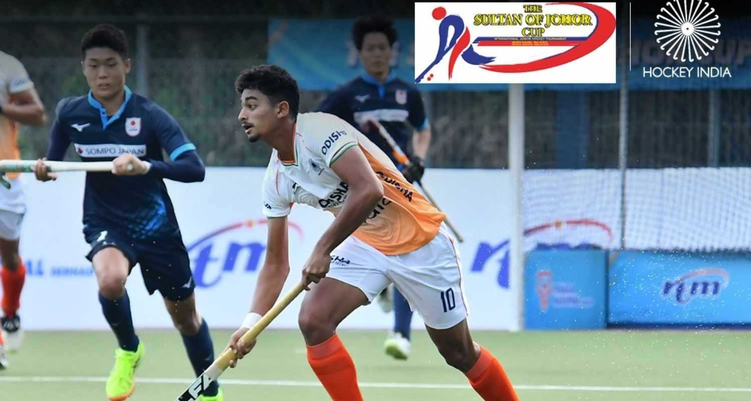 Indian junior men's hockey team clinched an exciting 4-2 victory against Japan in the Sultan of Johor Cup. 