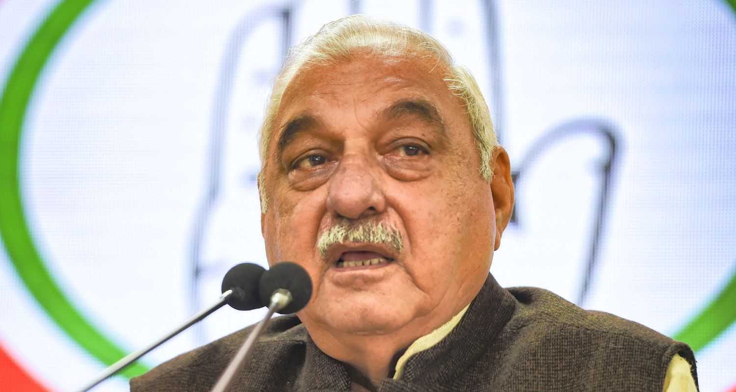 Former Haryana CM Bhupinder Singh Hooda.