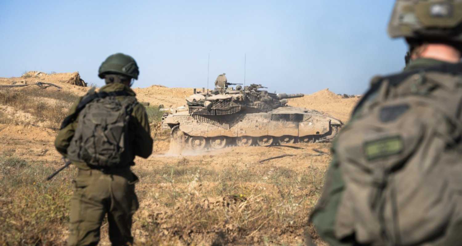 IDF soldiers during a border operation.