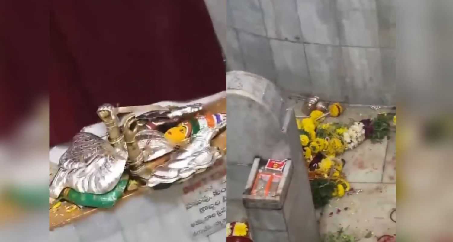 Idol in Hyderabad temple 'vandalised', BJP seeks probe