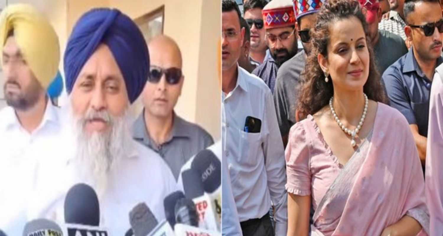 Sukhbir Singh Badal Stands by CISF Constable in Kangana Spat.