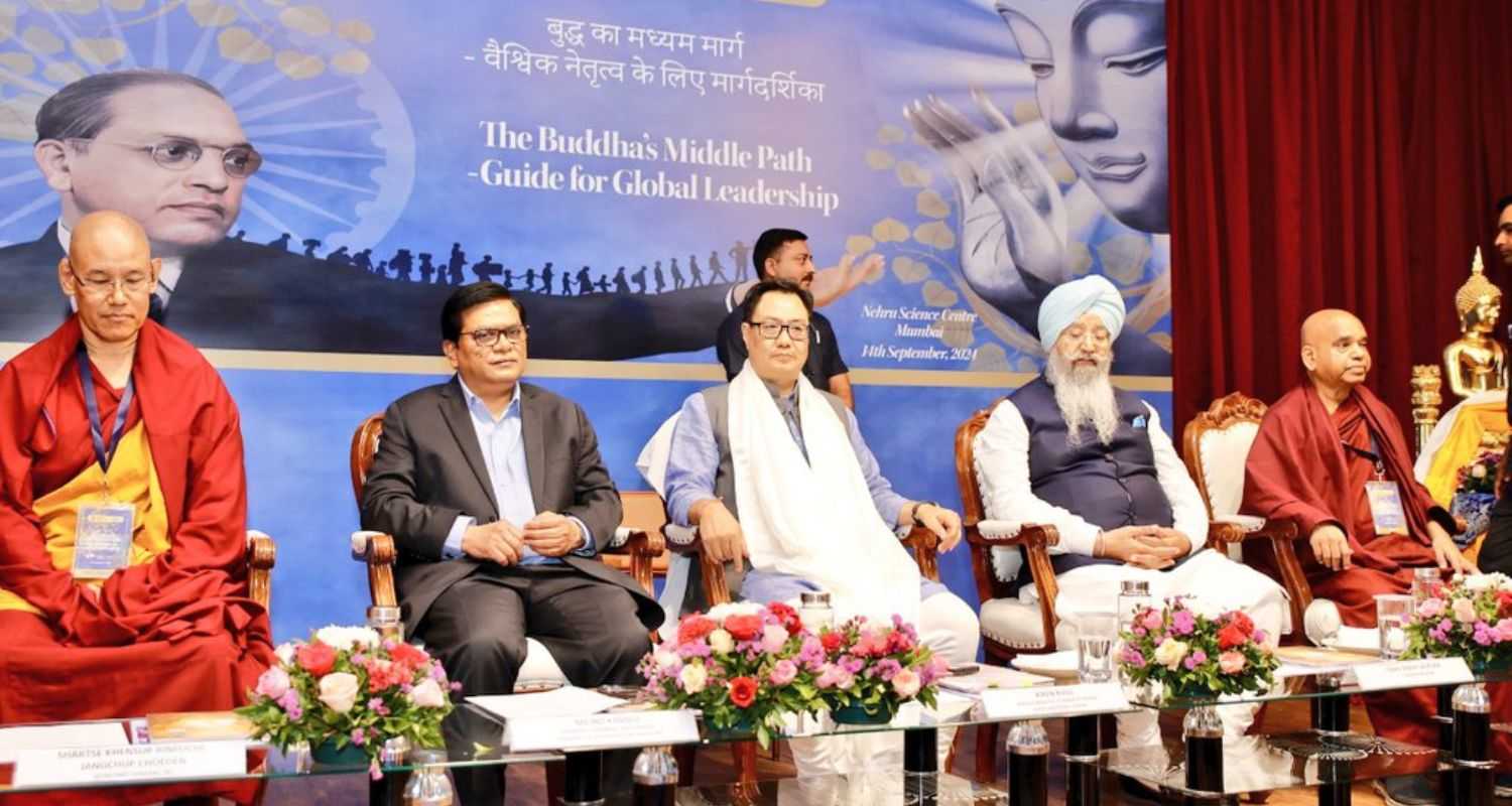 Kiren Rijiju Calls For Future Leadership Based On 'Buddha Dhamma'.