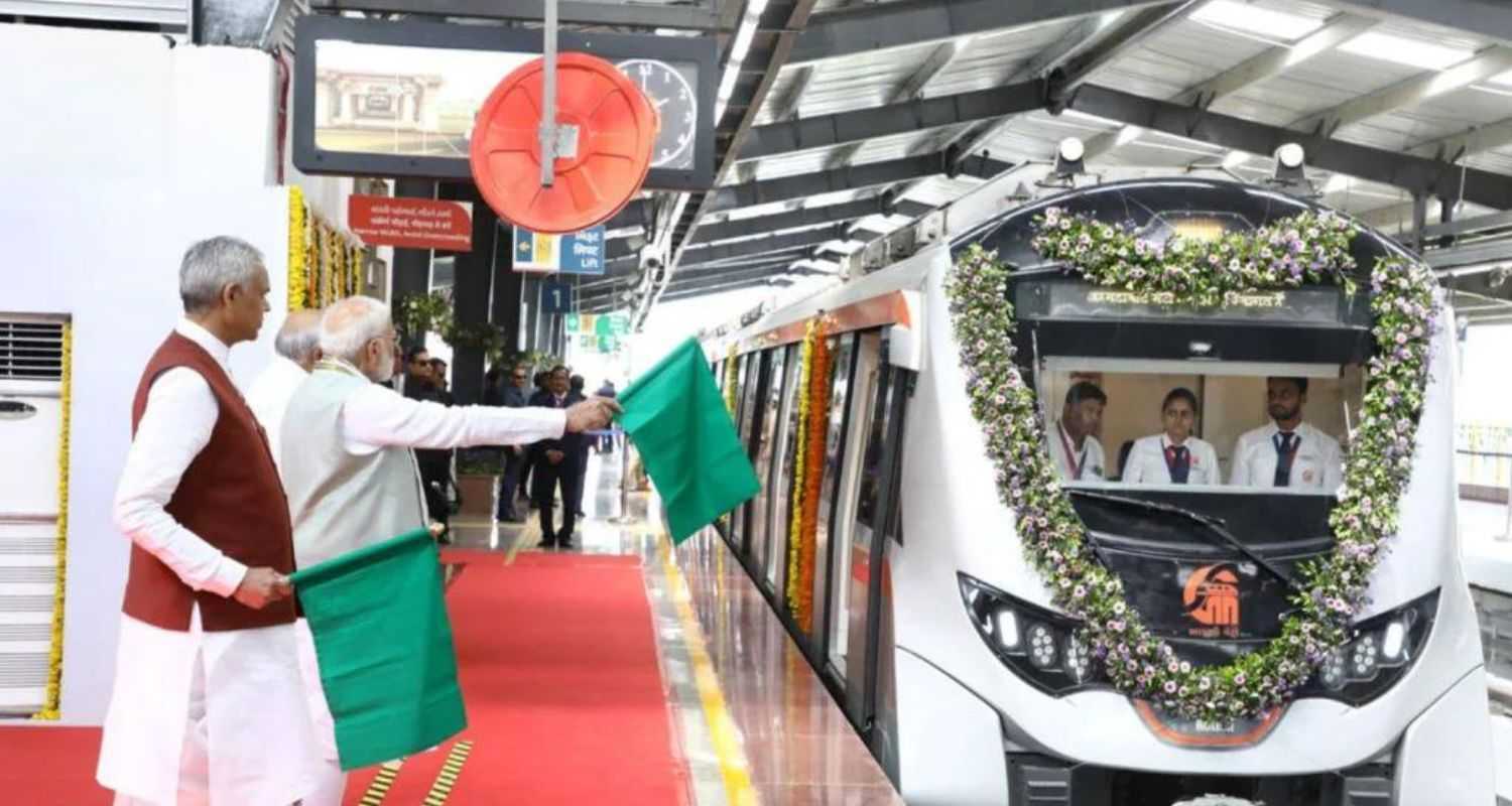 PM Flags Off Metro Run by Empowered Adivasi Women in Gujarat.