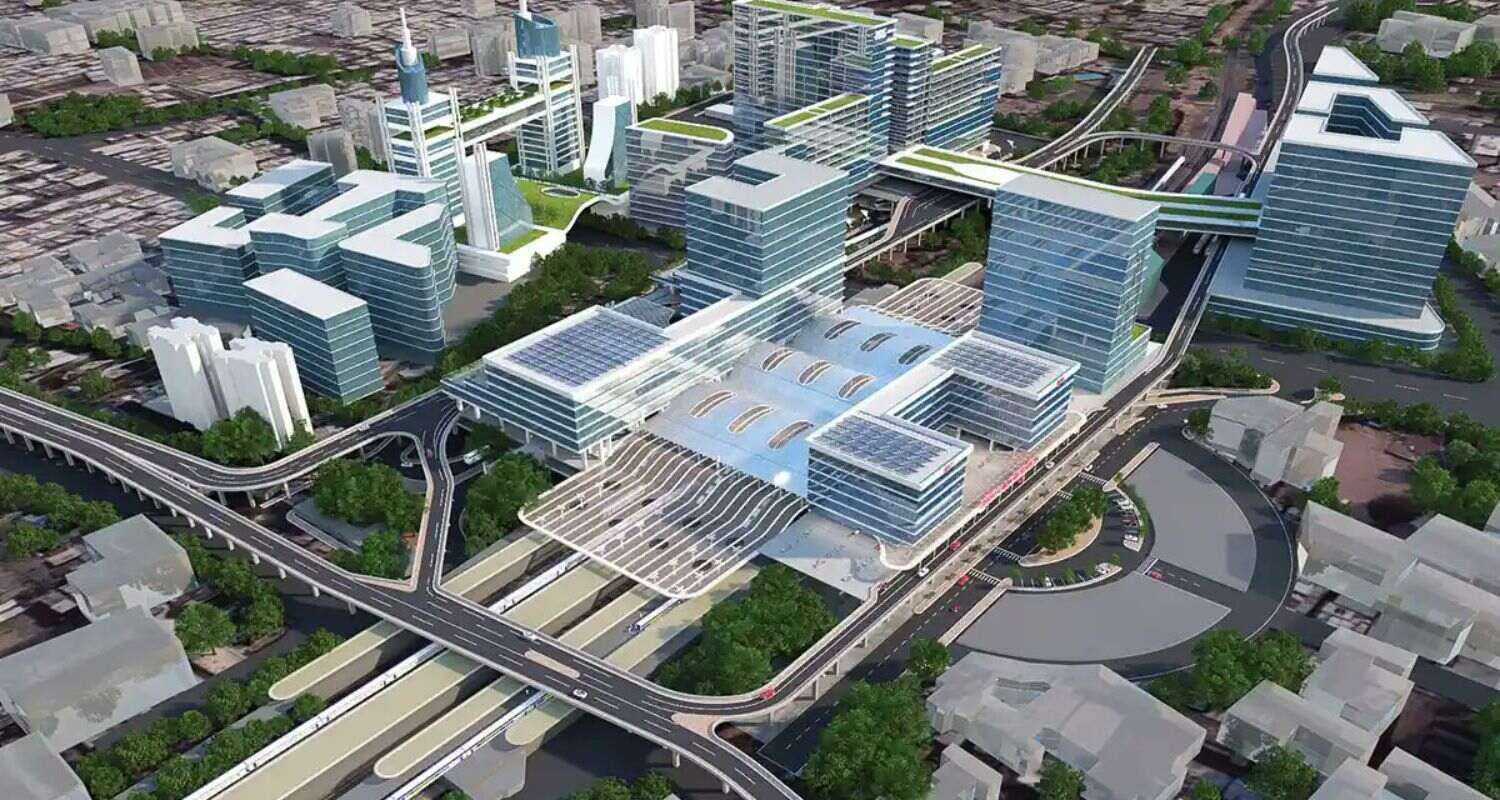 Western Railway Starts Their Work To Redevelop Over 120 Stations In the Western States. Image Surat Railway Station Plan.