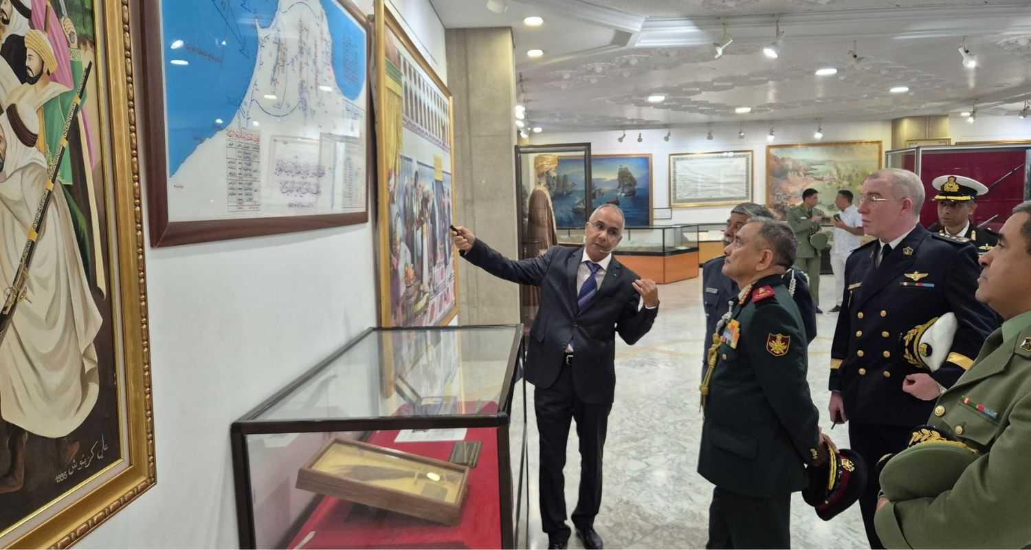 CDS Chauhan explores Algerian military legacy in museum tour.