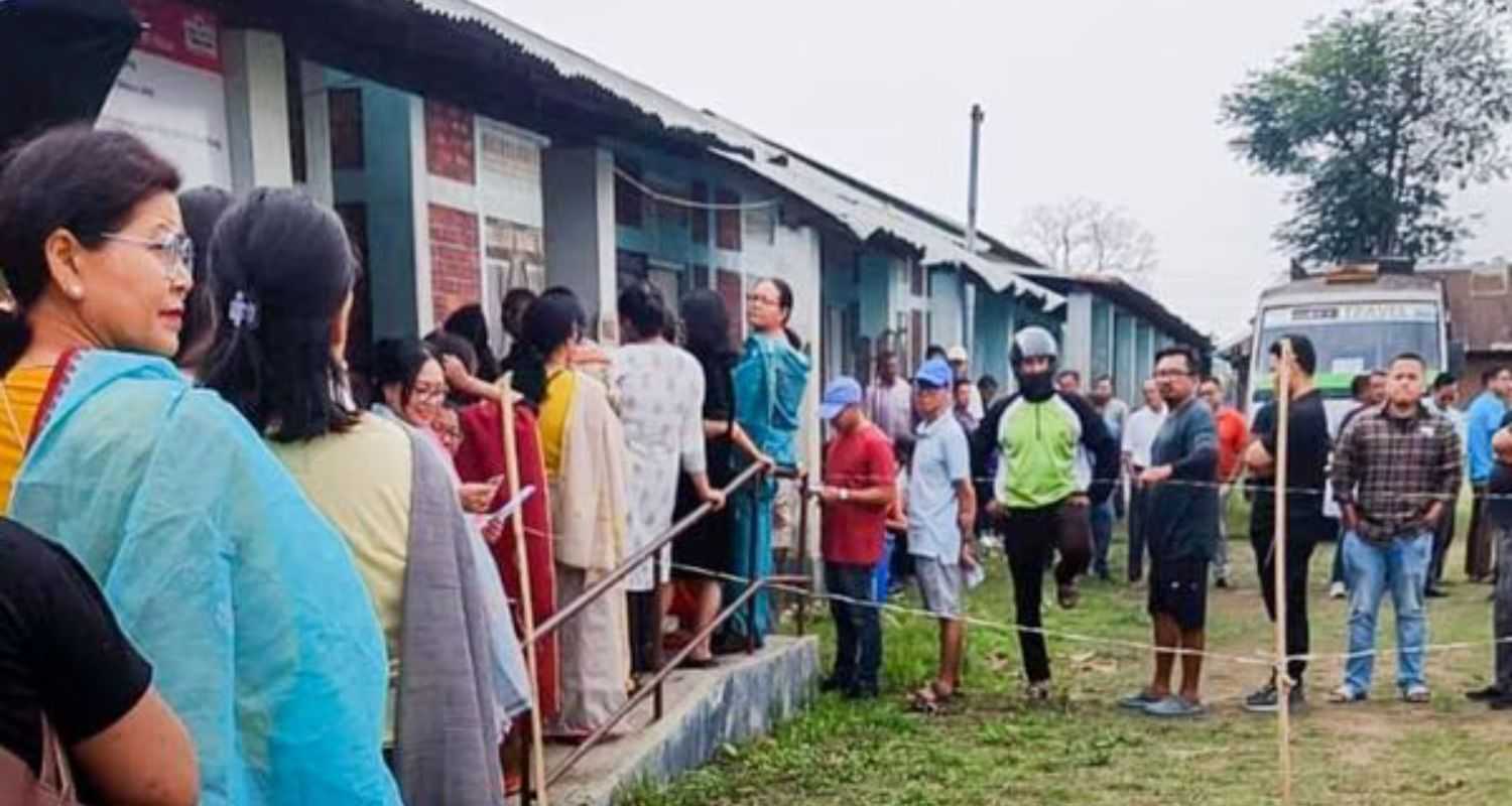 High Voter Turnout in Manipur Re-Polling done for Outer Manipur Lok Sabha Seat. 