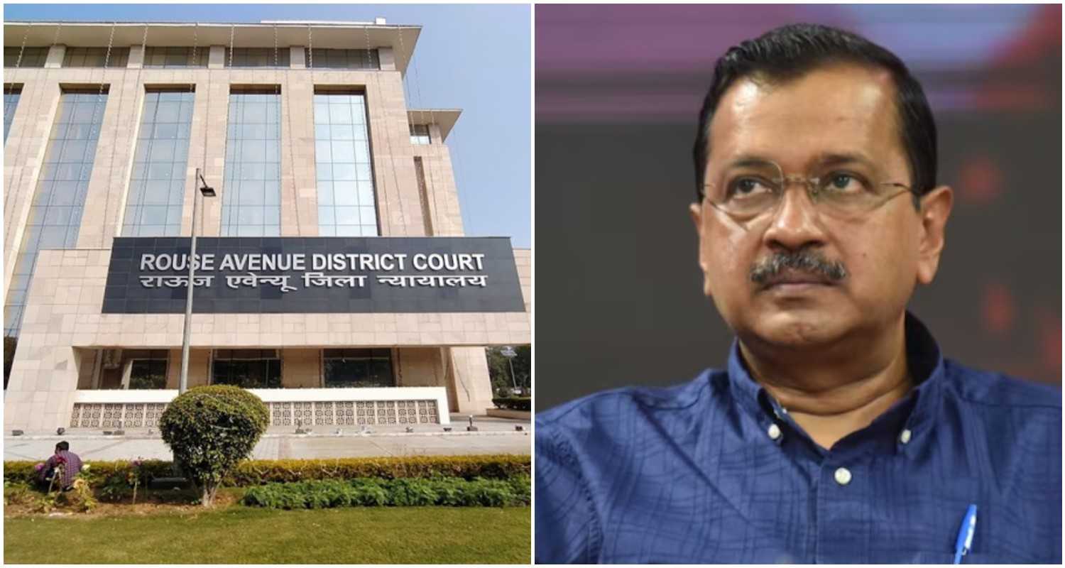 Kejriwal is in Tihar Jail, previously granted interim bail for election campaigning by the Supreme Court. In picture: The Rouse Avenue Court, Delhi CM Arvind Kejriwal (R).